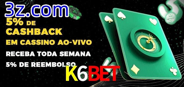 Promoções do cassino ao Vivo K6Bet